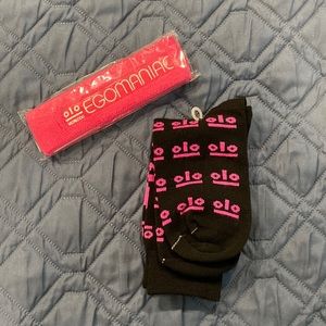 NWOT Kongos Socks and Headband